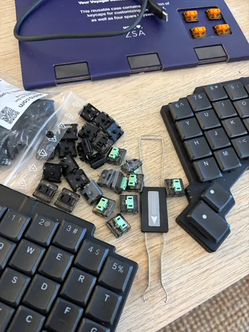 Keyboard used for font archaeology